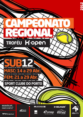 TÉNIS – SPORT ACOLHE REGIONAIS-SUB12