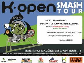 Ténis – Sport em evidência no Smashtour K-Open