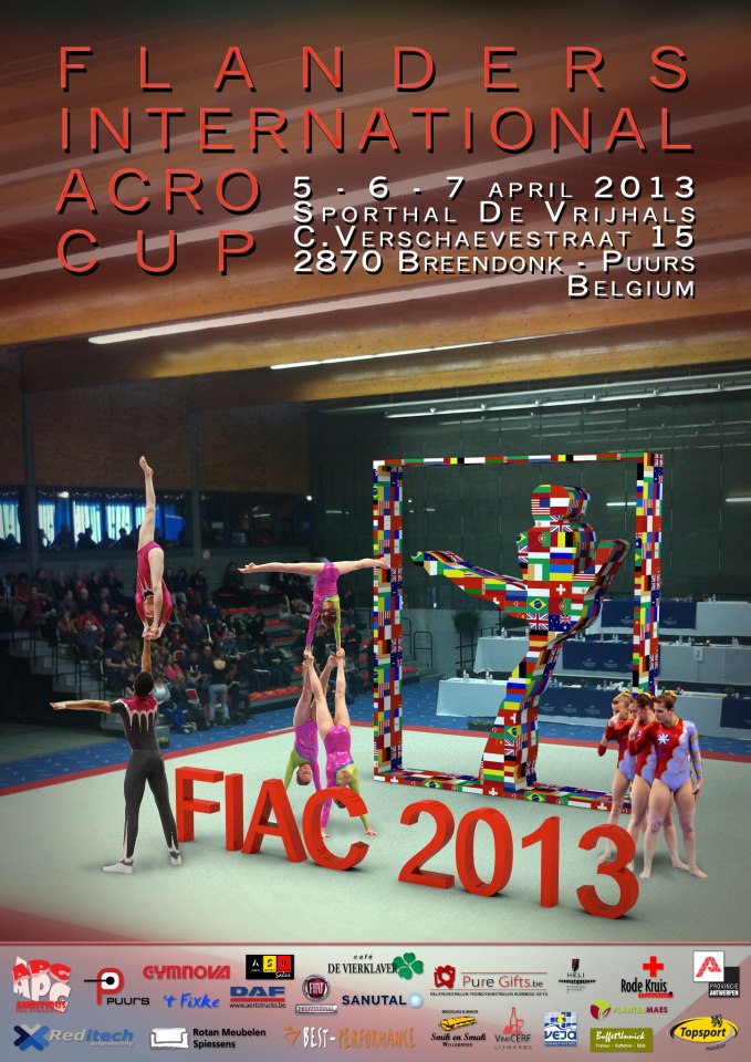 GINÁSTICA – Acrobática participa no Flanders International Acro Cup 2013