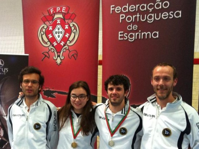 ESGRIMA – Sofia Gouveia e Álvaro Noite campeã e vice-campeão nacional de florete