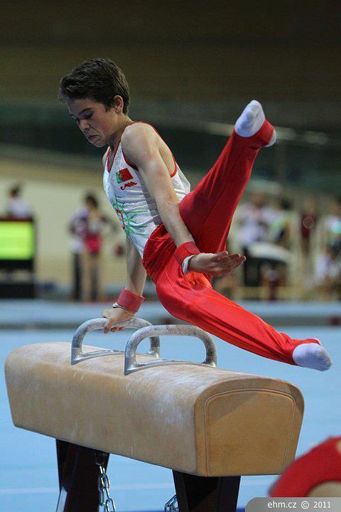 GINÁSTICA – Frederick Farley no estágio das selecções de GAM