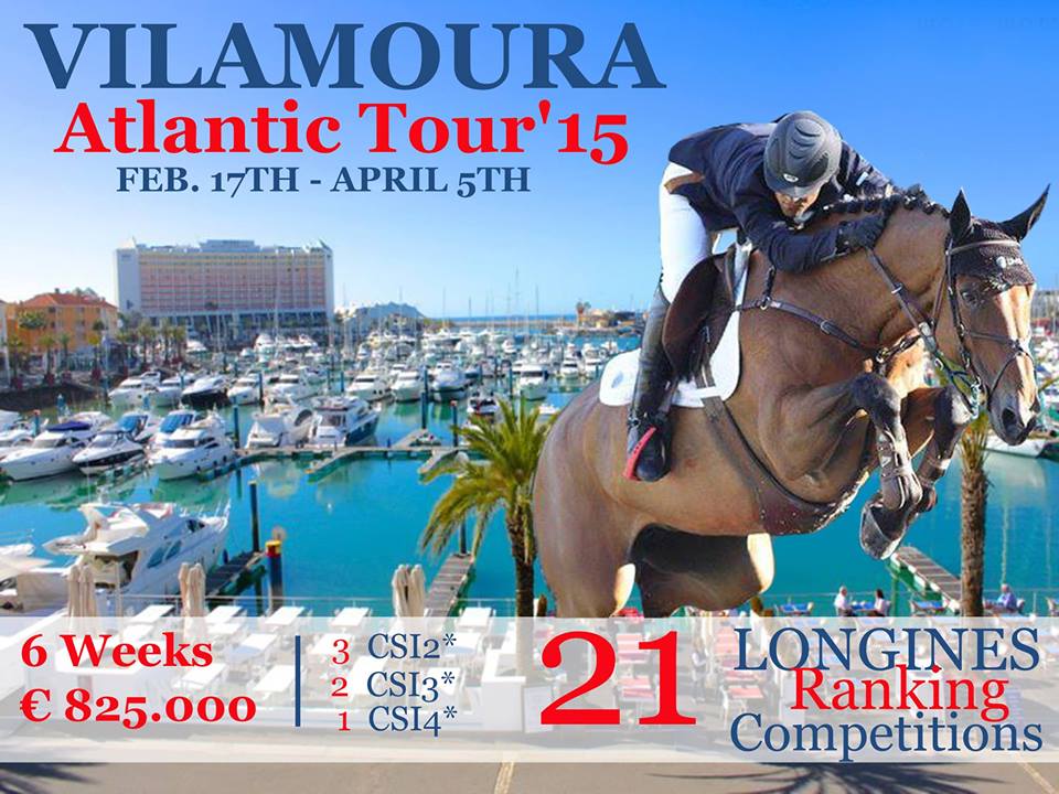 HIPISMO – Sport participa com seis cavaleiros no Vilamoura Atlantic Tour 2015