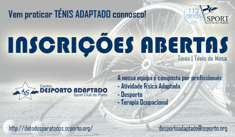 DESPORTO ADAPTADO – Ténis e Padel