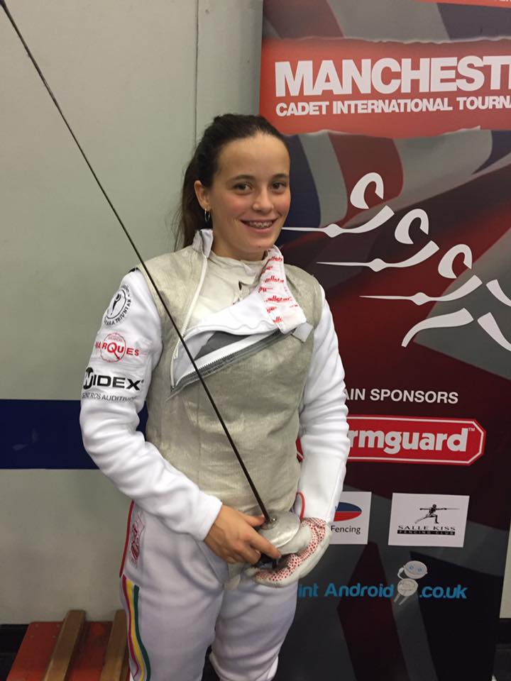 ESGRIMA – Marta Caride na 31ª posição no Circuito Europeu de Cadetes (Manchester)