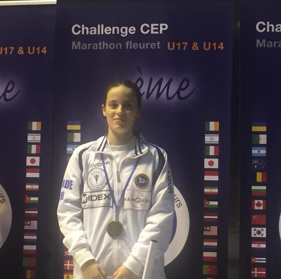 ESGRIMA – Marta Caride conquistou o 4º lugar na Marathon de Paris