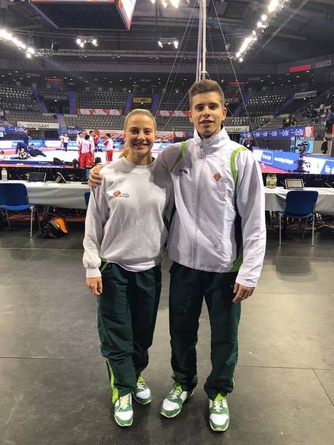 GINÁSTICA – Rafaela Ferreira e Guilherme Campos com bons desempenhos no TDB Pokal (Stuttgart)