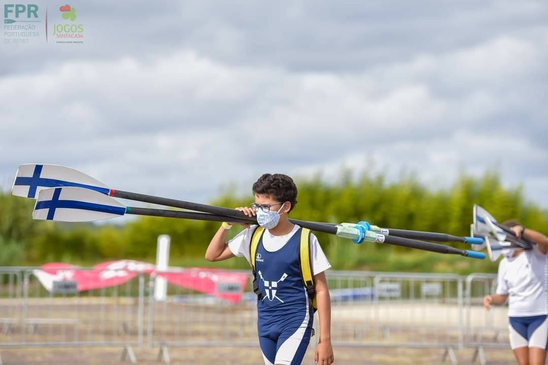 REMO – Henrique Bártolo no pódio do Encontro Nacional Remo Jovem 2020