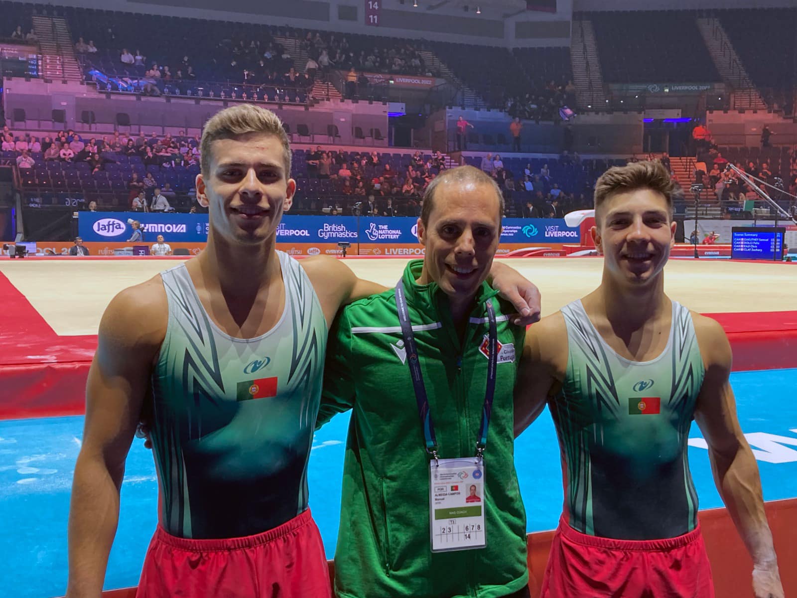 GINÁSTICA – José Nogueira e Guilherme Campos ao melhor nível no Mundial de Liverpool