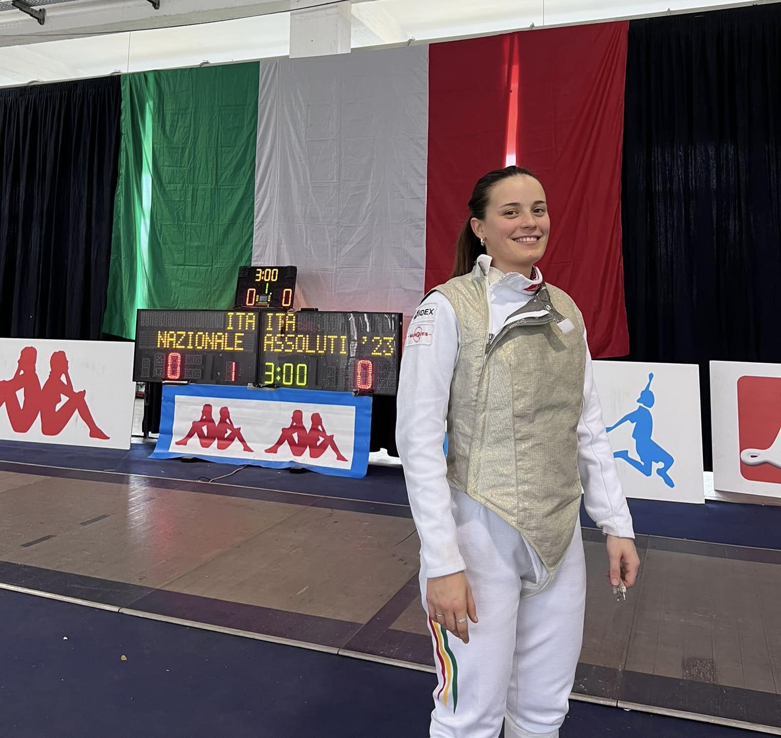 ESGRIMA – Marta Caride 67ª em Lucca – Itália