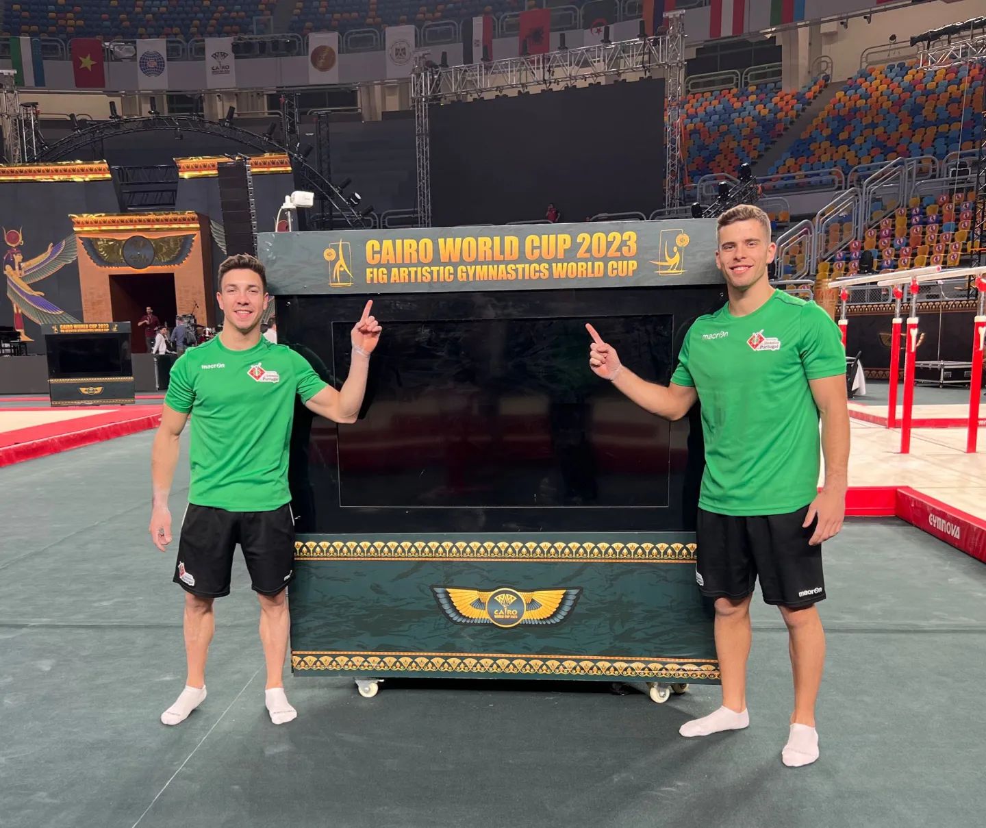 GINÁSTICA – José Nogueira e Guilherme Campos na Taça do Mundo do Cairo