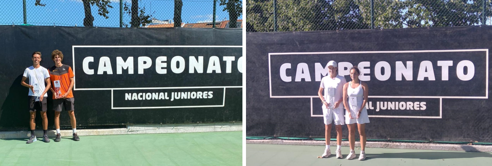 TÉNIS – David Gomes e Francisca Laúndos prata nos Nacionais U-18