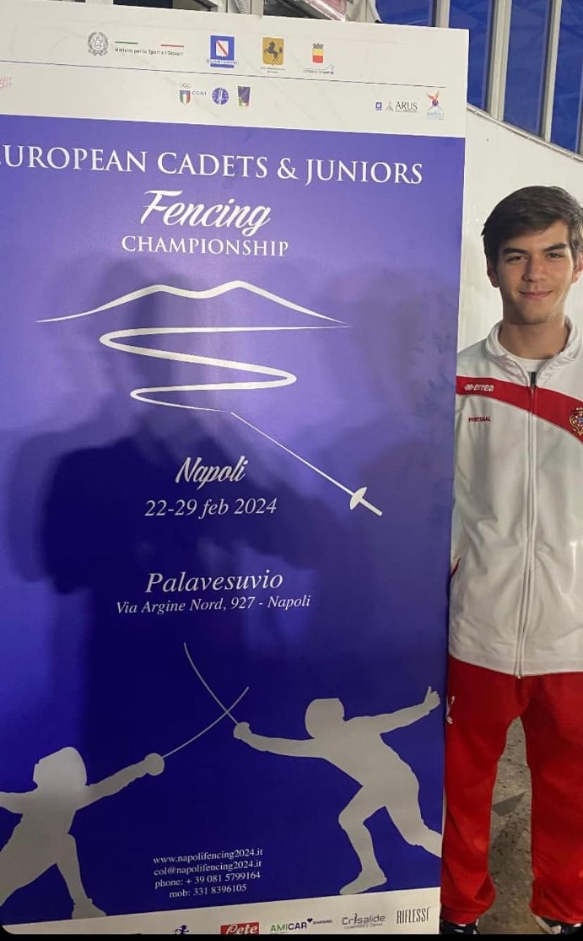 ESGRIMA – Francisco Oliveira no Campeonato da Europa de Cadetes